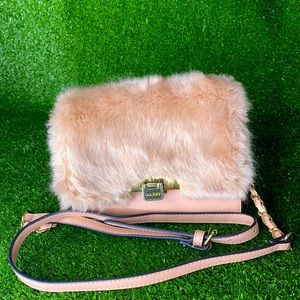 ALDO bag Pink-Mauve fur/Matching shoes available